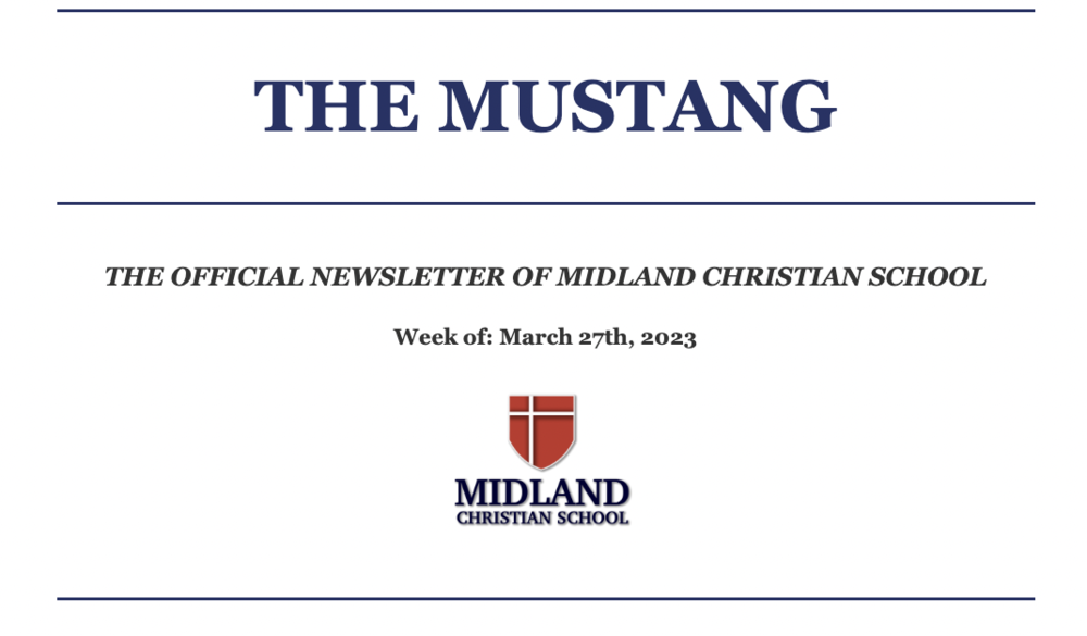 THE MUSTANG - March 27th