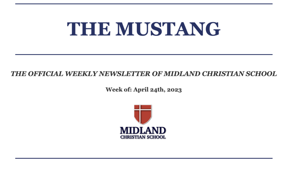 THE MUSTANG  - April 24th